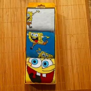 Sponge Bob Squarepant 3 pack socks